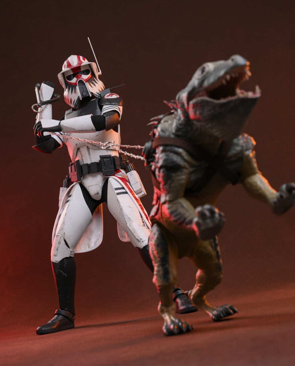READY🔥Hot Toys TMS167 Star Wars: The Clone Wars - Sergeant Hound 1/6th Scale Collectible Figure