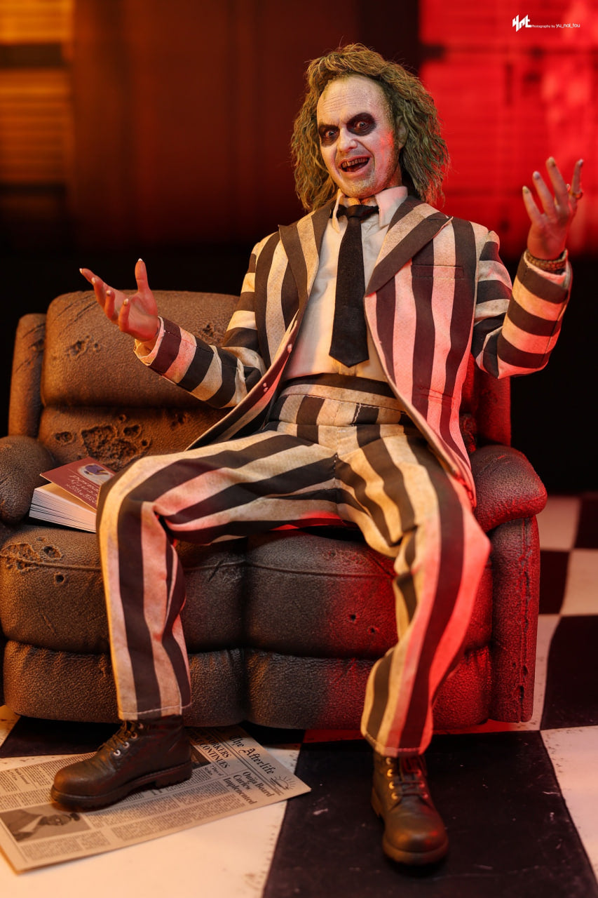 READY🔥Hot Toys MMS767 Beetlejuice 1/6th scale Beetlejuice Collectible Figure