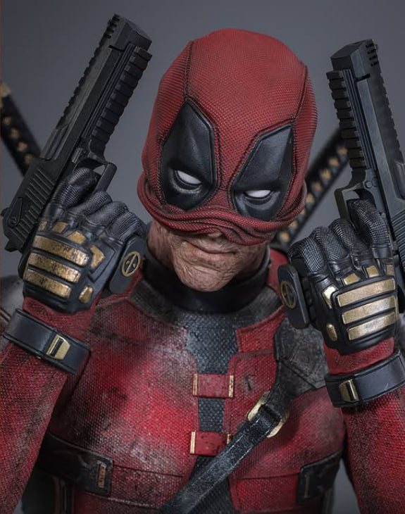 READY🔥Hot Toys MMS782 Deadpool & Wolverine 1/6th scale Deadpool (Battling Version) Collectible Figure