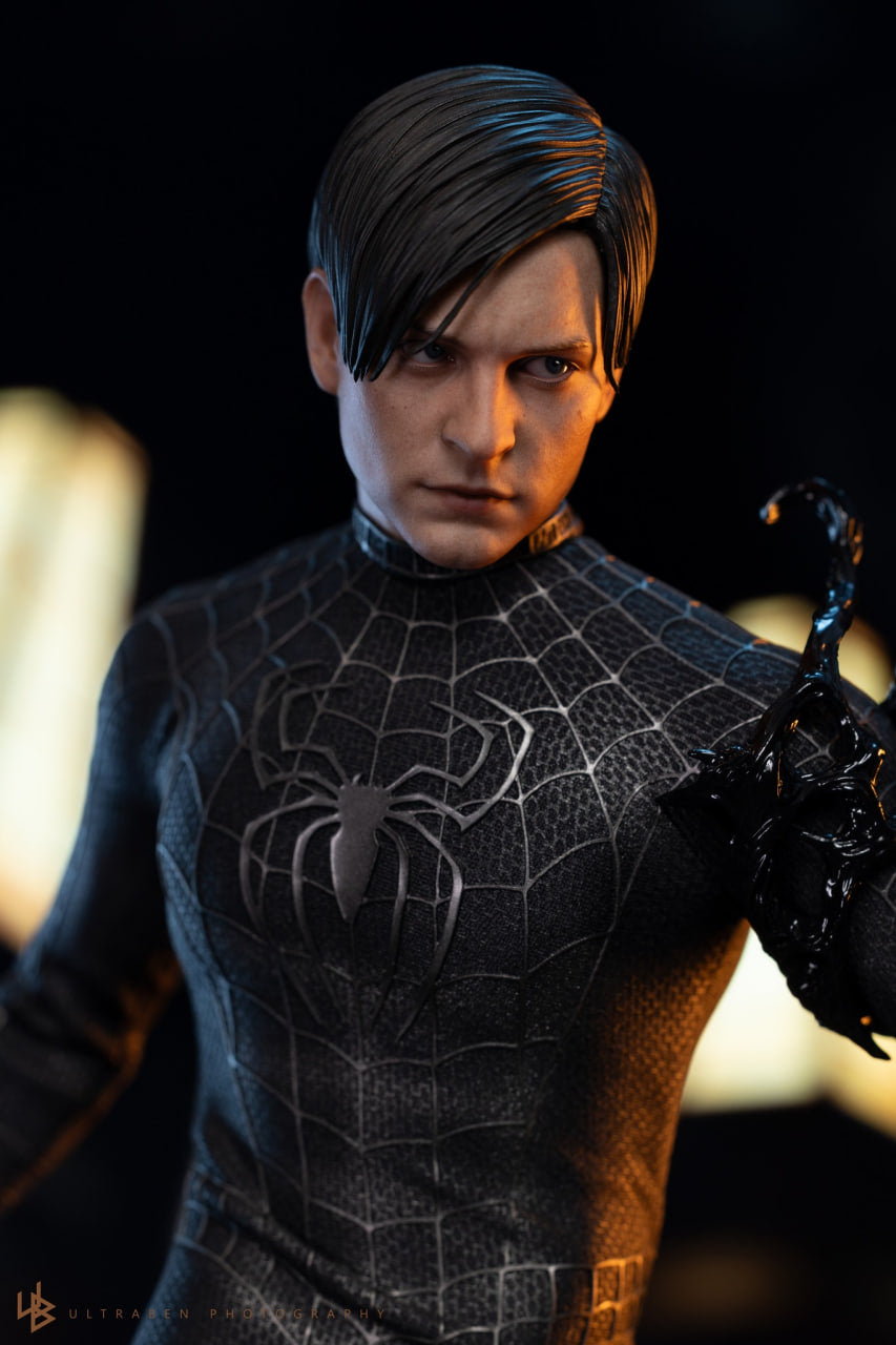 READY🔥Hot Toys MMS728B Spider-Man 3 Spiderman (Black Suit) (Deluxe Version) Special Edition 1/6th Scale Collectible Figure