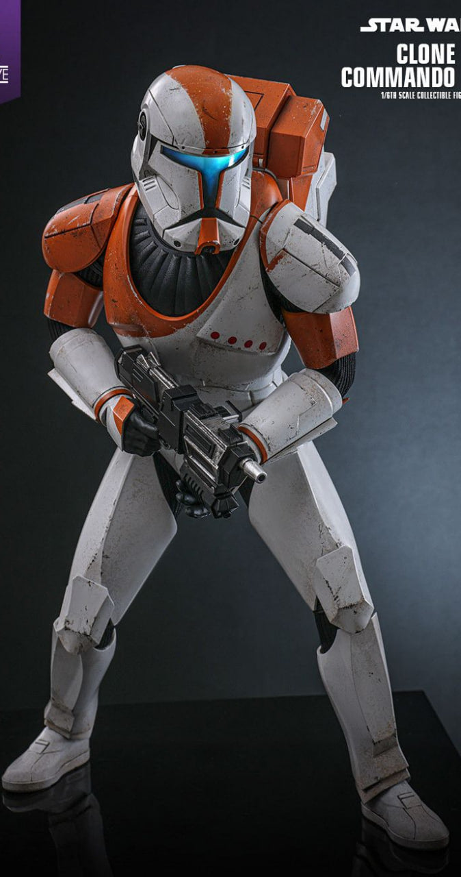 READY🔥Hot Toys TMS151 Star Wars: The Clone Wars™ Clone Commando Boss 1/6th scale Collectible Figure