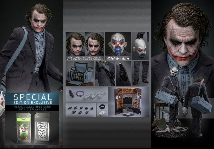 Preorder🔥Hot Toys DX50B The Dark Knight Trilogy The Joker (Bank Robber Version) 1/6th scale Collectible Figure Special Edition