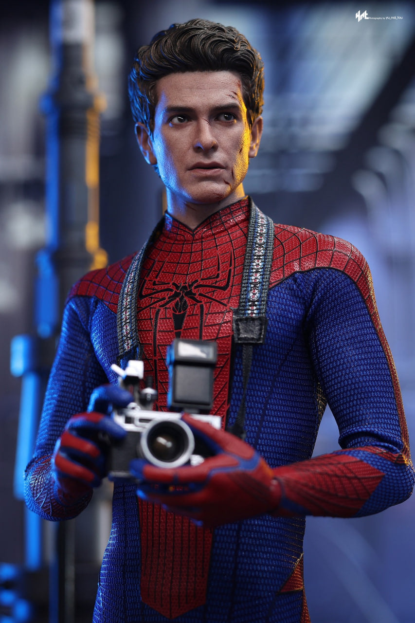 READY🔥Hot Toys MMS771B The Amazing Spider-Man 1/6th Scale The Amazing Spider-Man Collectible Figure (Special Edition) & Collector edition