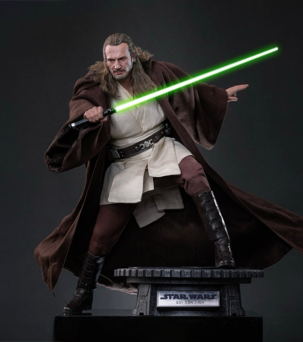 Preorder🔥Hot Toys MMS881AE Star Wars: The Phantom Menace 1/6th scale Qui-Gon Jinn (Artisan Edition) [Hot Toys Exclusive] 】