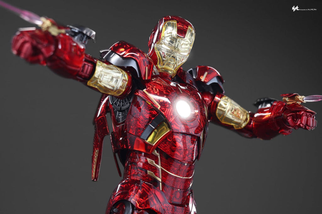 READY🔥 Hot Toys MMS870D82 The Avengers Iron Man Mark VII (Exo-Chrome Clear Version) 1/6th scale Collectible Figure