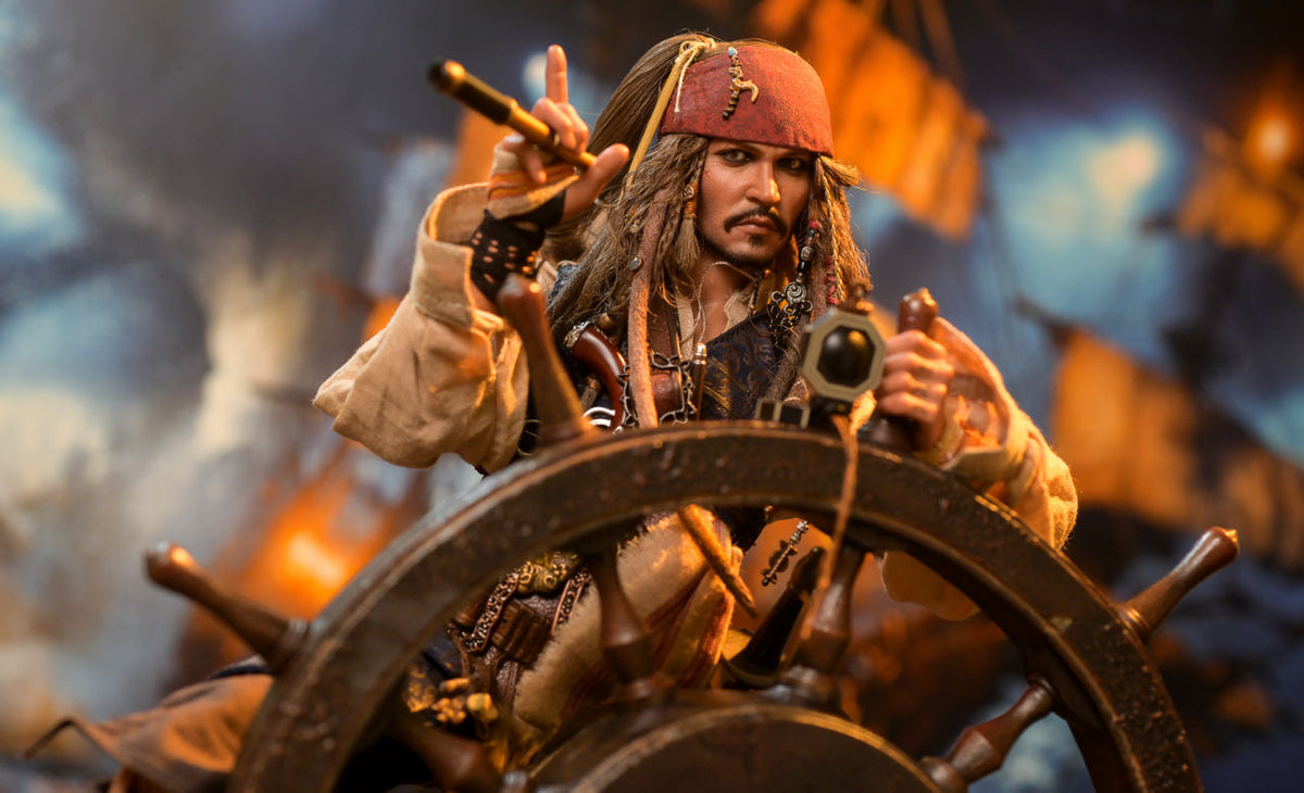 READY🔥Hot Toys DX39AE Pirates of the Caribbean Dead Men Tell No Tales 1/6 Jack Sparrow Artisan Edition Deluxe Version [Hot Toys Exclusive]
