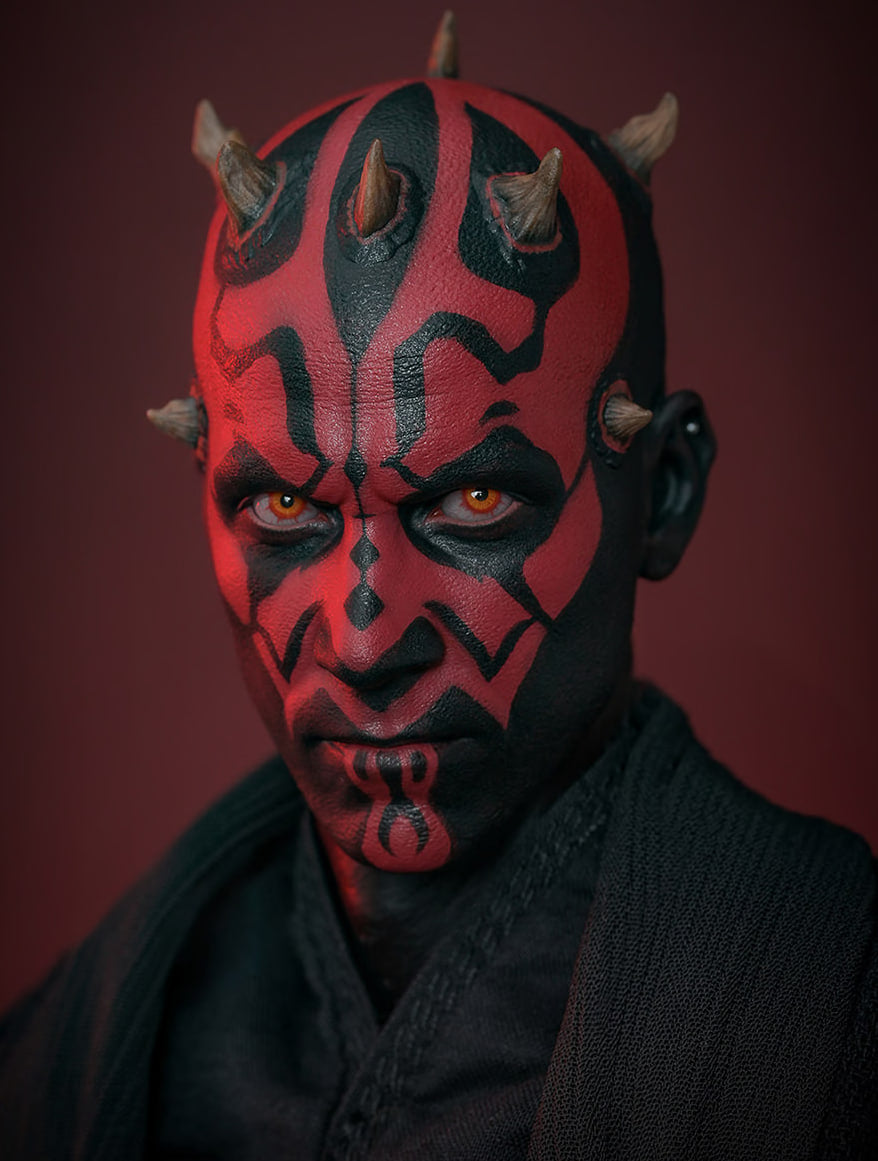 READY🔥Hot Toys Star Wars MMS749 MMS749b Episode I The Phantom Menace Darth Maul with Sith Speeder 1/6 Collector & Special Edition
