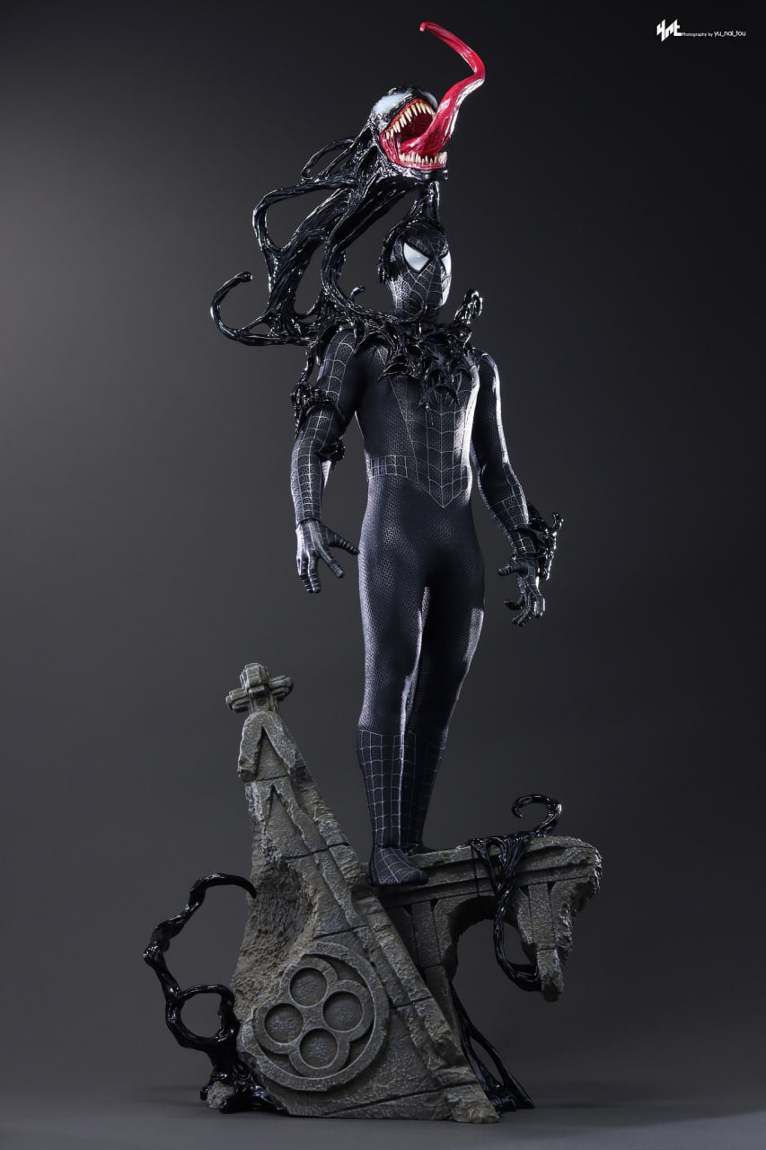 READY🔥Hot Toys MMS728B Spider-Man 3 Spiderman (Black Suit) (Deluxe Version) Special Edition 1/6th Scale Collectible Figure