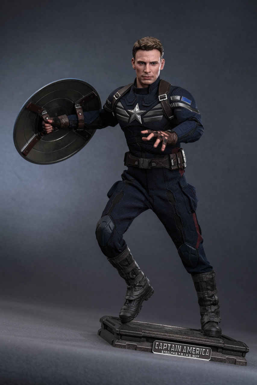 READY🔥Hot Toys MMS783 Captain America: The Winter Soldier 1/6th scale Captain America (Stealth S.T.R.I.K.E. Suit) 2.0 Collectible Figure