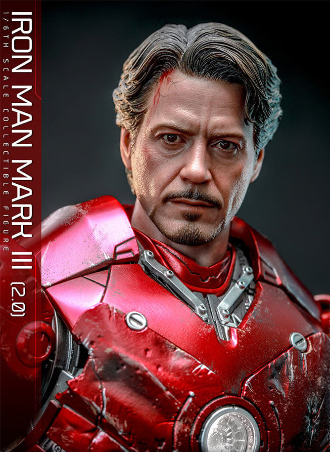 READY🔥Hot Toys MMS664D48B Ironman Mark 3 (2.0) 1/6 Scale Collectible Figure Special Edition with Bonus Part