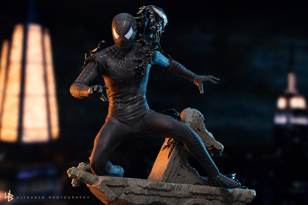 READY🔥Hot Toys MMS728B Spider-Man 3 Spiderman (Black Suit) (Deluxe Version) Special Edition 1/6th Scale Collectible Figure