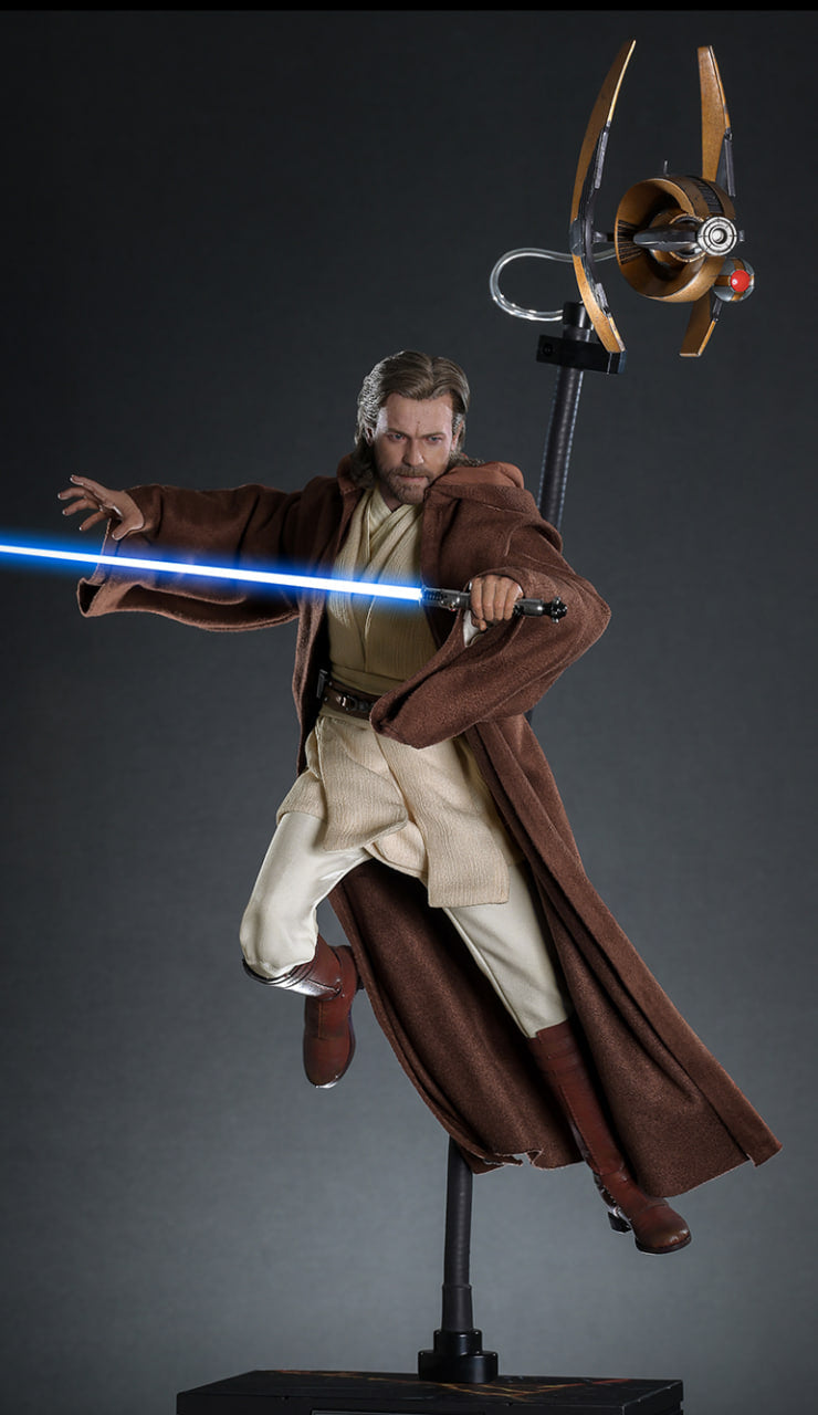 Preorder🔥Hot Toys MMS809AE Star Wars: Attack Of The Clones 1/6th scale Obi-Wan Kenobi Collectible Figure (Artisan Edition) [Hot Toys Exclusive]
