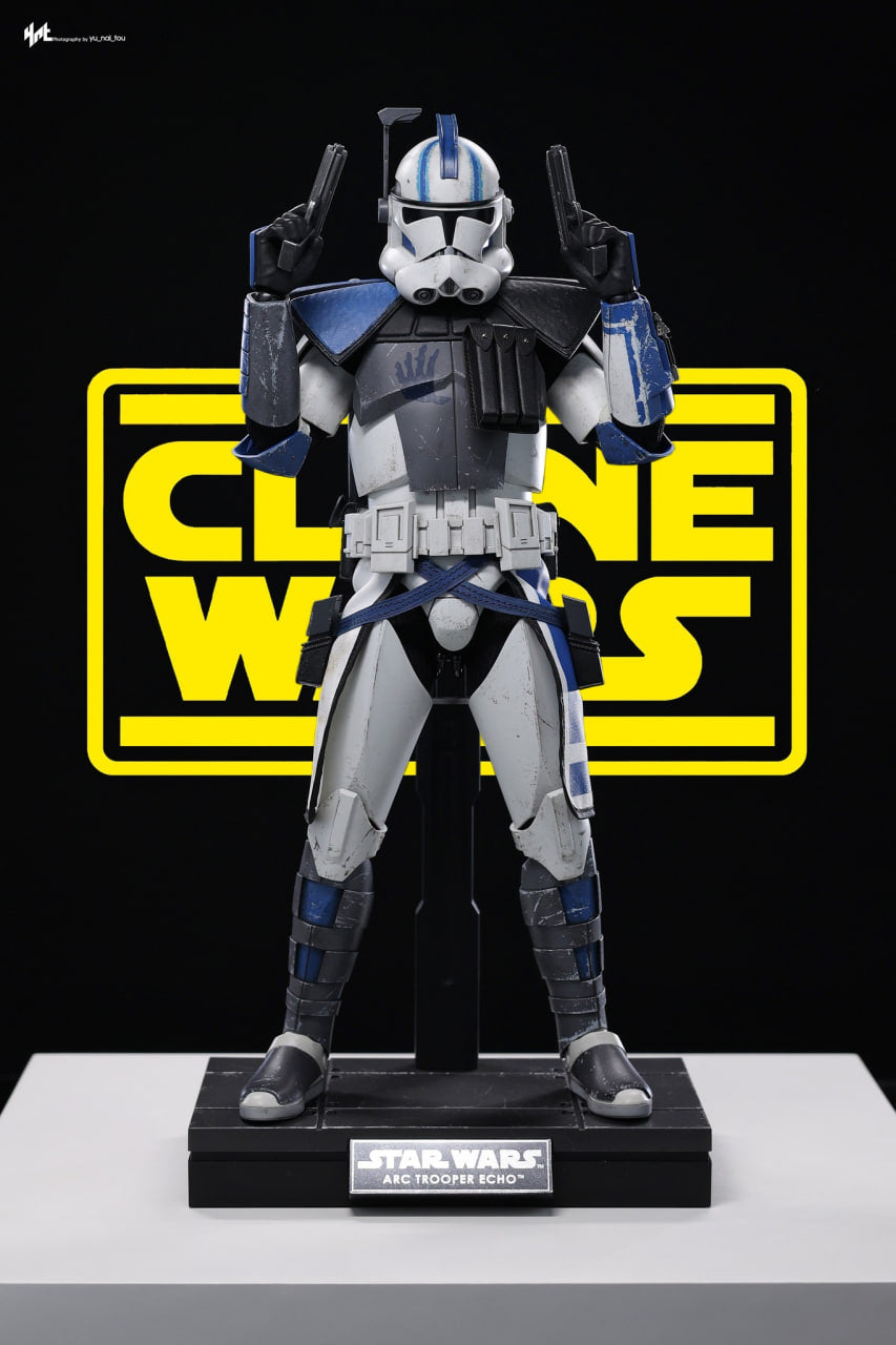 READY🔥Hot Toys TMS133 Star Wars The Clone Wars Arc Trooper Echo 1/6 Scale Collectible Figure
