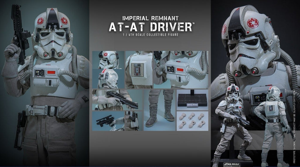 READY🔥Hot Toys MMS845 Star Wars: The Mandalorian & Grogu Imperial Remnant AT-AT Driver 1/6th scale Collectible Figure