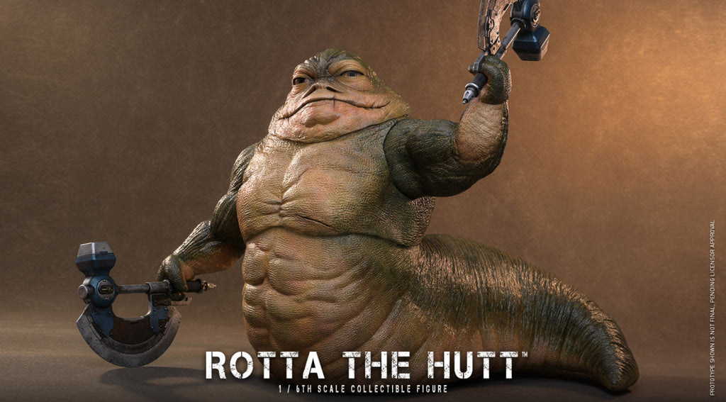 Preorder🔥Hot Toys MMS885 Star Wars: The Mandalorian & Grogu - 1/6th scale Rotta The Hutt Collectible Figure