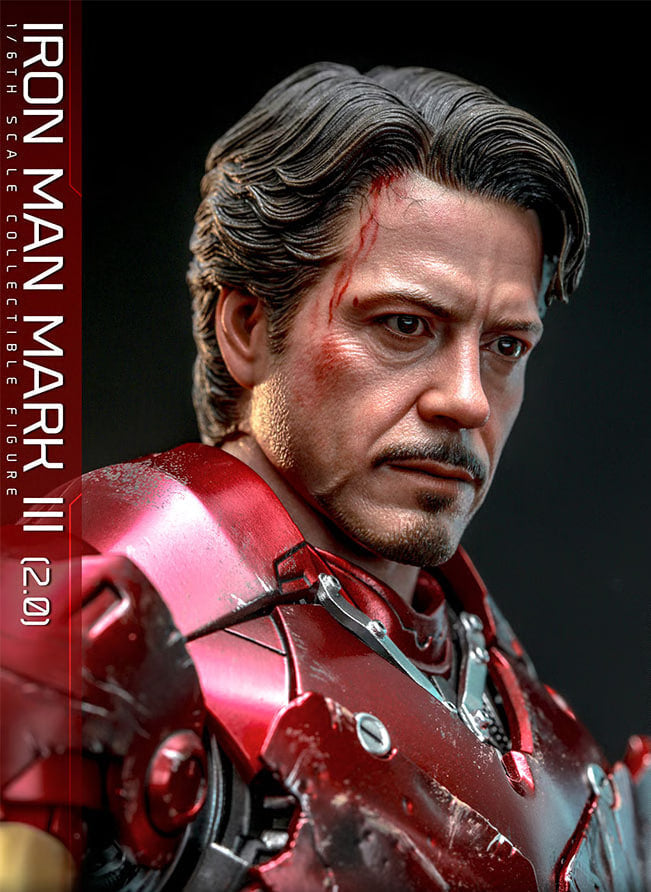 READY🔥Hot Toys MMS664D48B Ironman Mark 3 (2.0) 1/6 Scale Collectible Figure Special Edition with Bonus Part