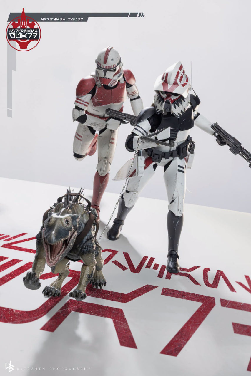 READY🔥Hot Toys TMS167 Star Wars: The Clone Wars - Sergeant Hound 1/6th Scale Collectible Figure