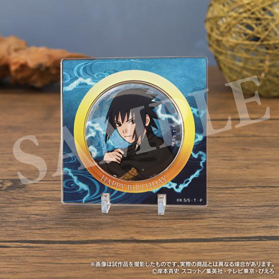 Naruto - Can Badge With Acrylic Base Sasuke Uchiha Sen