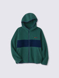 Pokemon x GU Pikachu Full-Zip Fleece Hoodie — Green [Pre-Order Oct 2026]