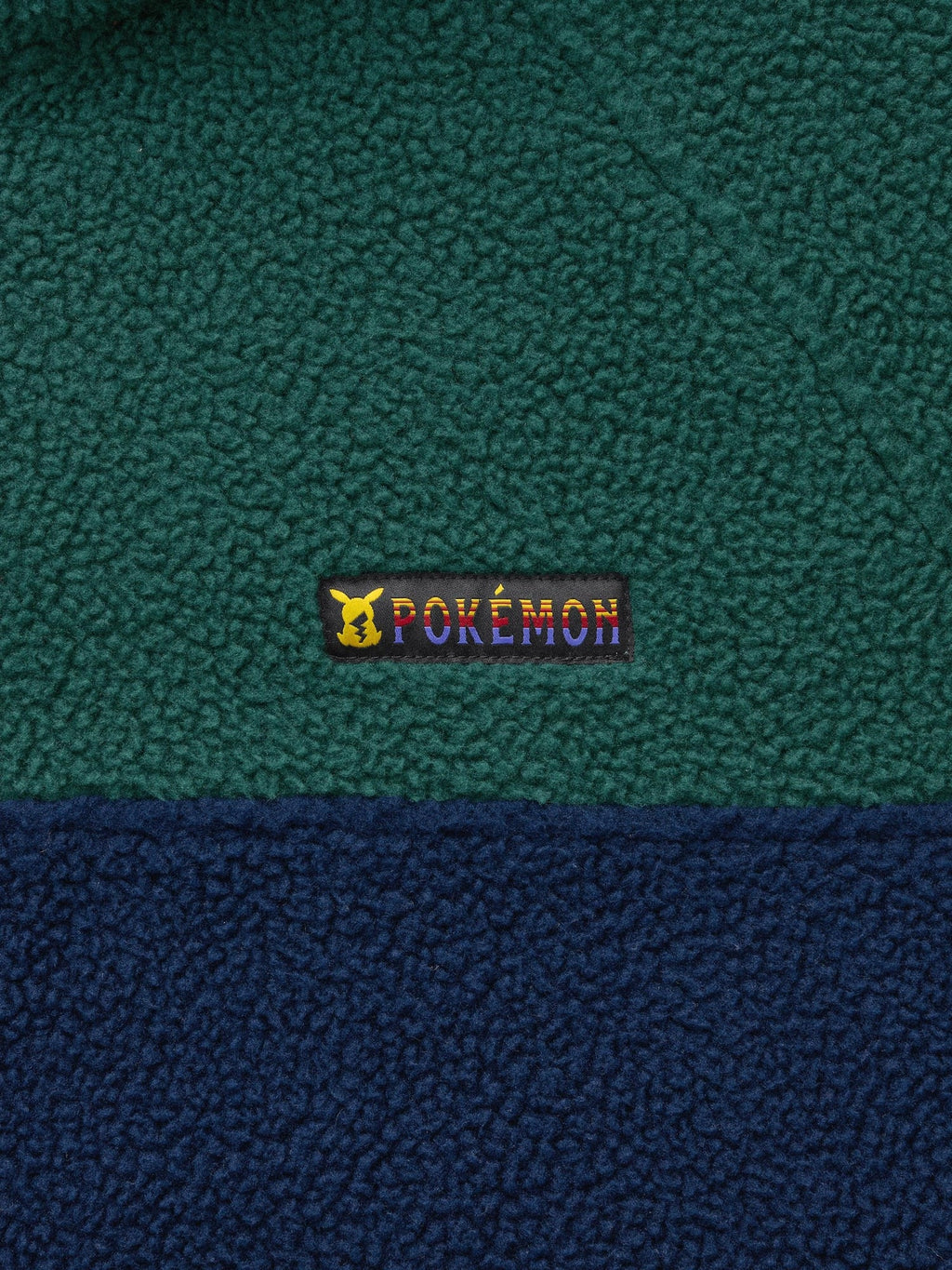 Pokemon x GU Pikachu Full-Zip Fleece Hoodie — Green [Pre-Order Oct 2026]