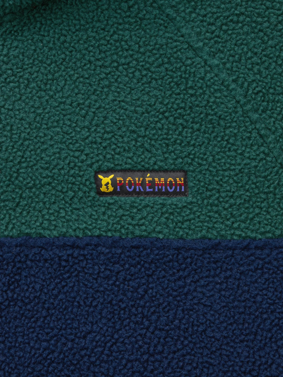 Pokemon x GU Pikachu Full-Zip Fleece Hoodie — Green [Pre-Order Oct 2026]