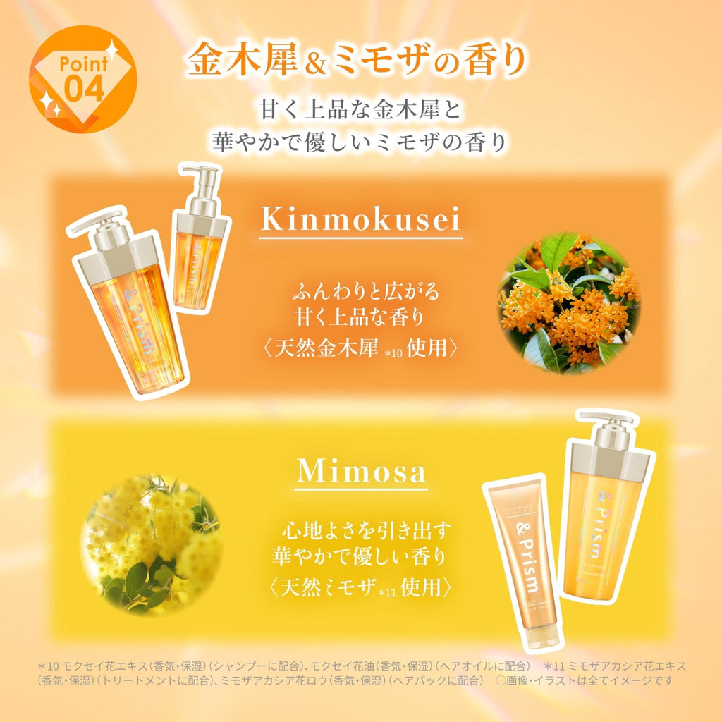 &Prism 钻光柔亮洗发水 修护干枯毛躁清爽留香 415mL