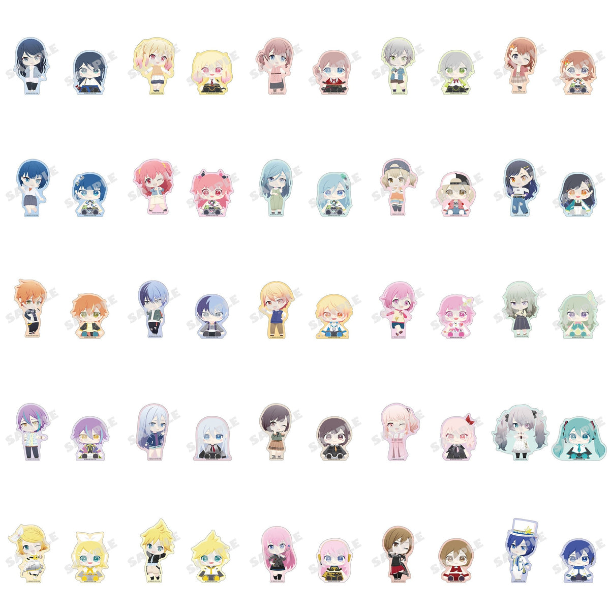 Project Sekai - MySekai Character & Plush Sticker Sets