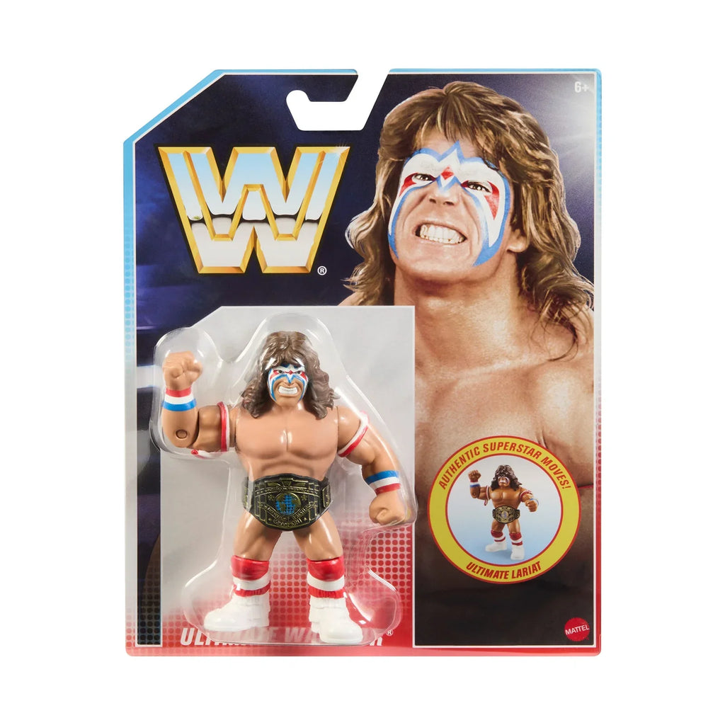 Ultimate Warrior with Intercontinental Belt (WWE Retro, Mattel) SEALED