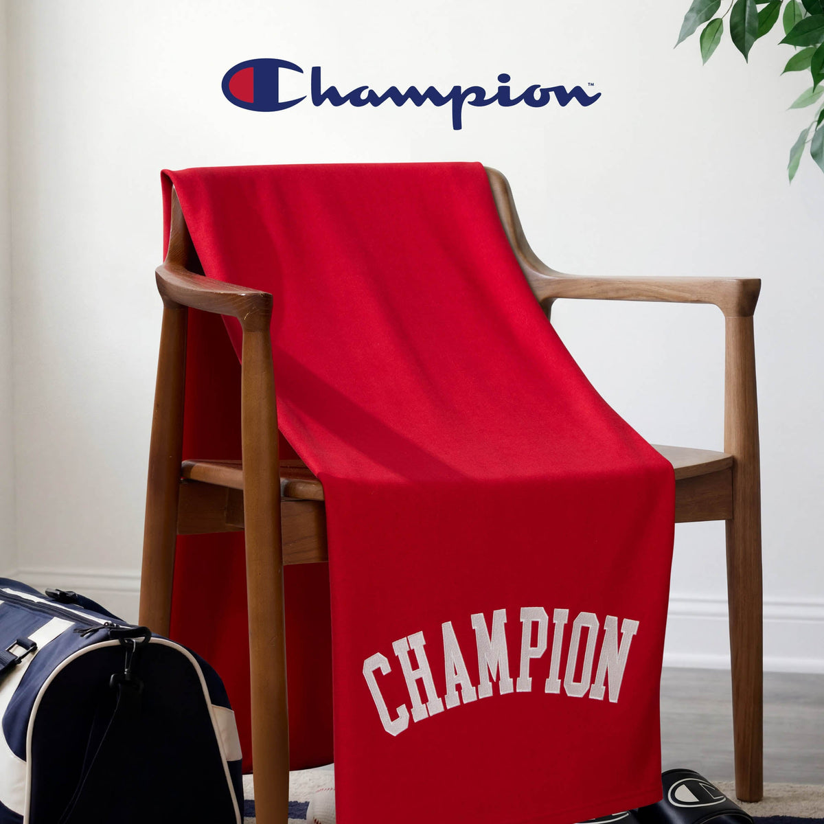 Jersey with Fleece Backing Throw Blanket