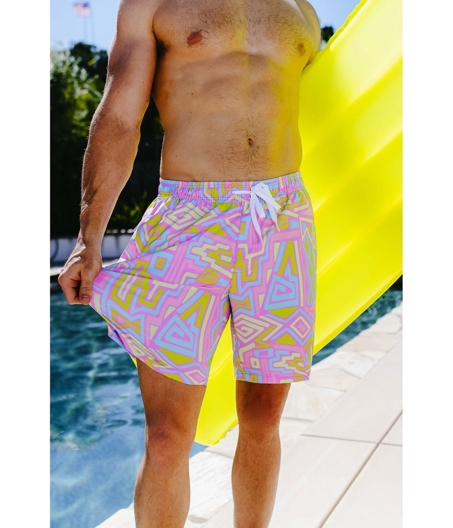 Retro Ride Stretch Swim Trunks - 7.5" Inseam