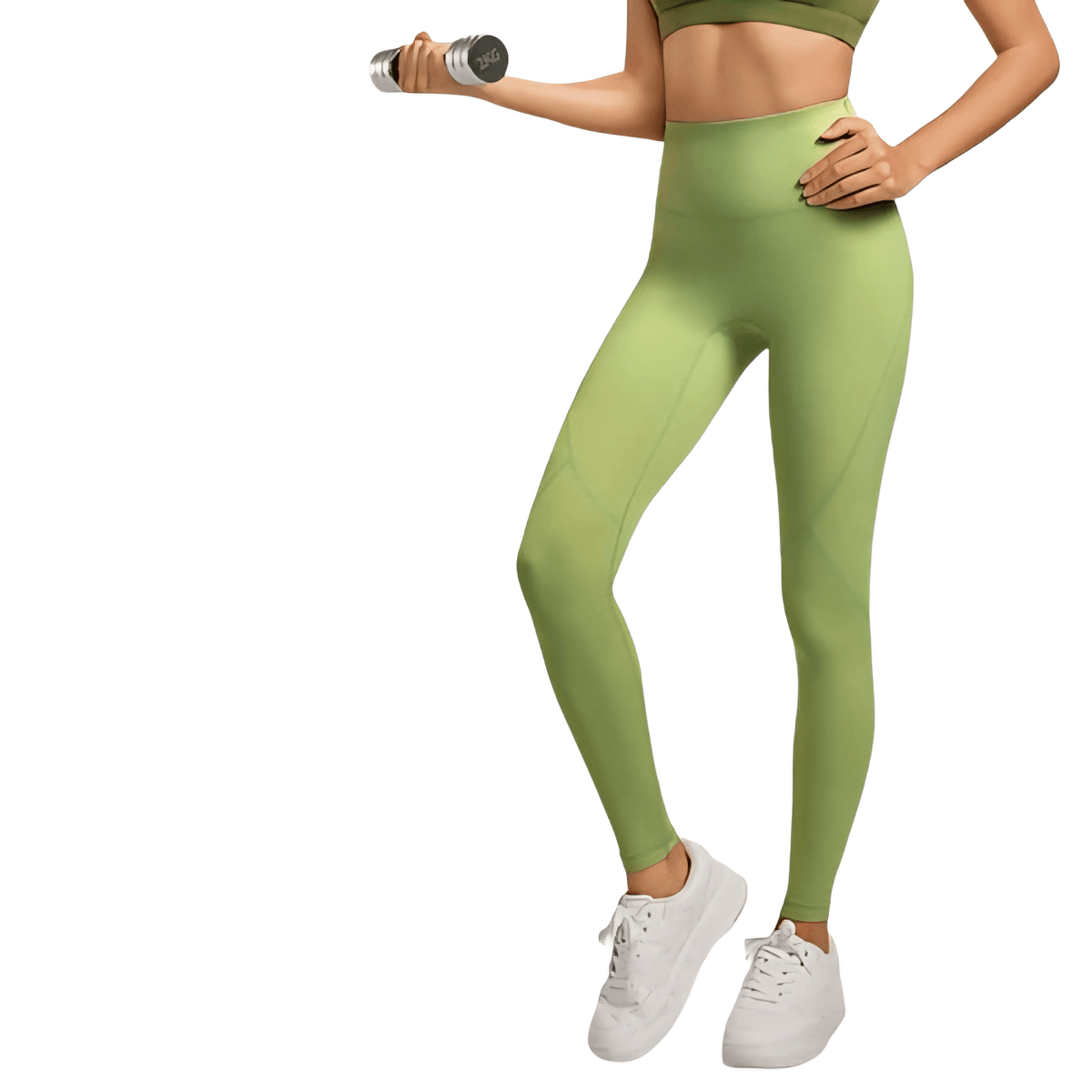 Contrast Yoga Pants – High-Waisted, Sculpting Fit
