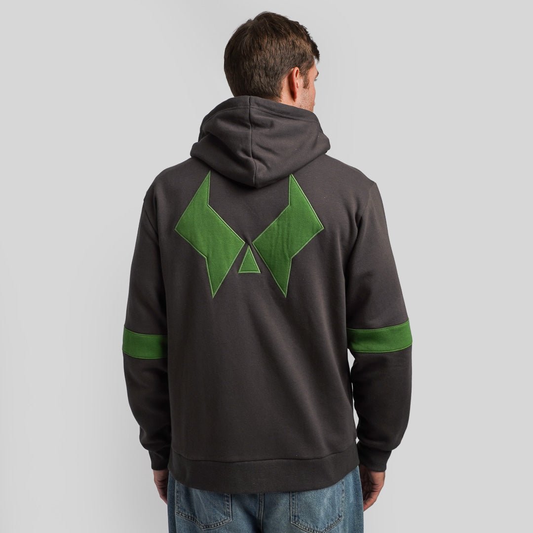 Doctor Doom Colorblock Zip-Up Hoodie