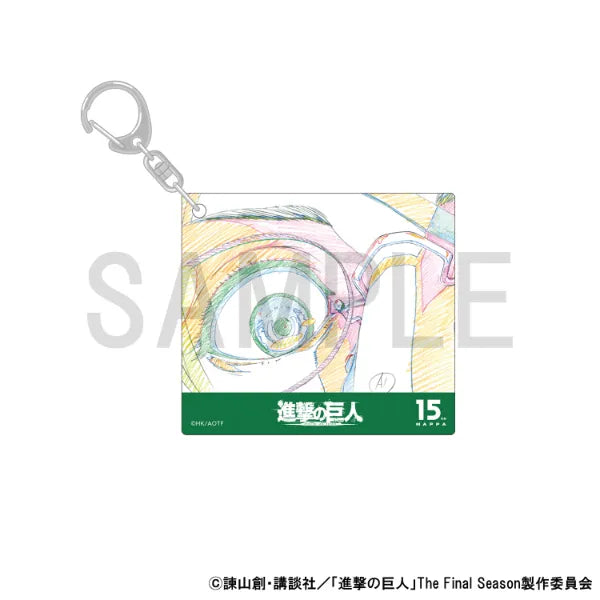 Attack on Titan The Final Season X 15th MAPPA Exhibition - Original Artwork acrylic keychain [Attack on Titan The Final Season (Hange)] [Pre-Order Oct 2026]