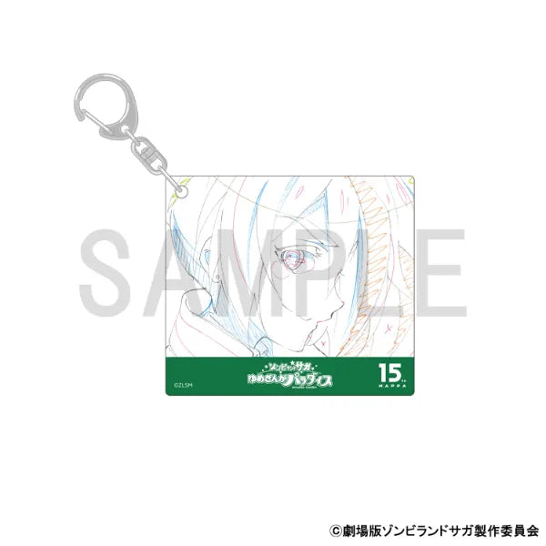 Zombie Land Saga X 15th MAPPA Exhibition - Original Artwork Acrylic Keychain - Saki Nikaido [Pre-Order Oct 2026]