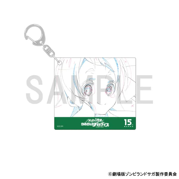 Zombie Land Saga X 15th MAPPA Exhibition - Original Artwork Acrylic Keychain - Sakura Minamoto [Pre-Order Oct 2026]
