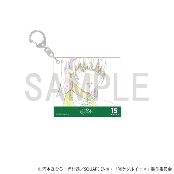 Kakegurui X 15th MAPPA Exhibition - Original Artwork Acrylic Keychain - Ririka Momobami [Pre-Order Oct 2026]