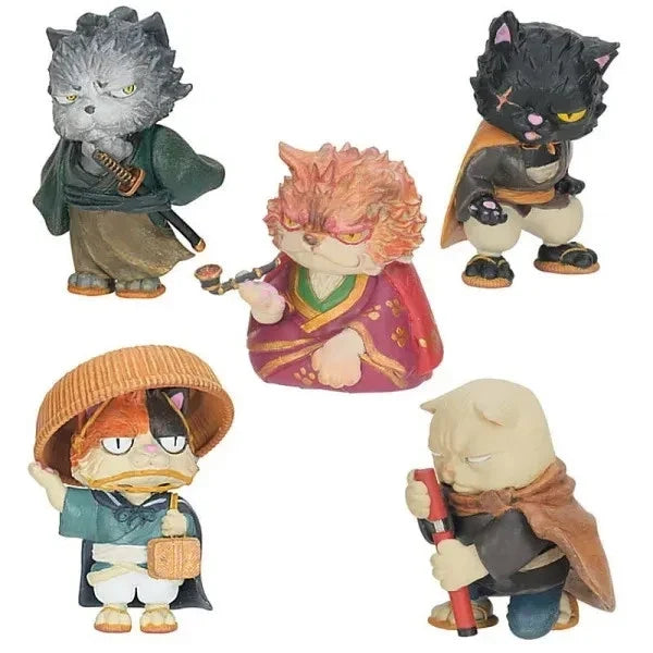 Qualia Cat Period Drama Modeling Collection Complete Set Figure Capsule Toy