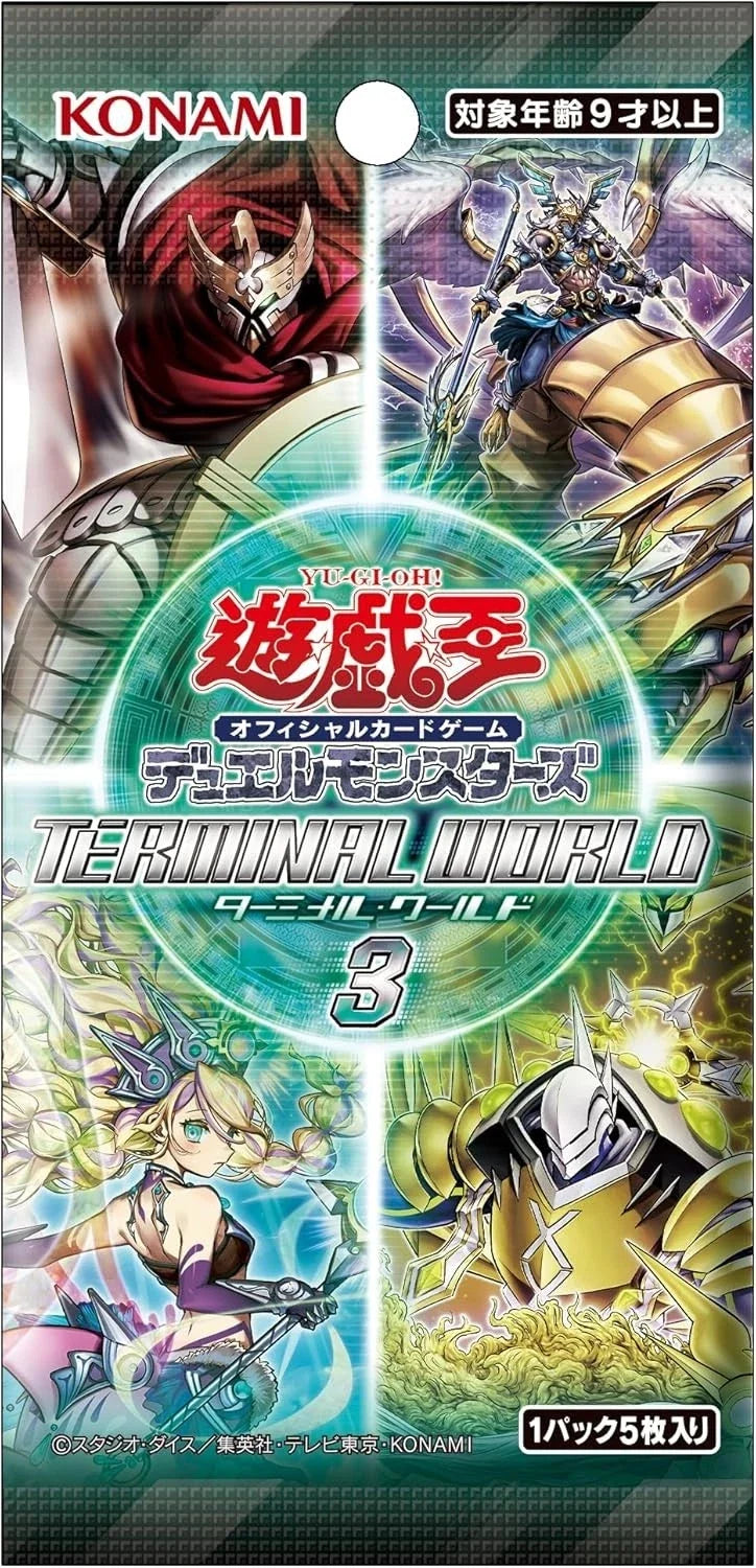 Konami Yu-Gi-Oh! OCG Duel Monsters Terminal World 3 Booster Pack Box TCG JAPAN
