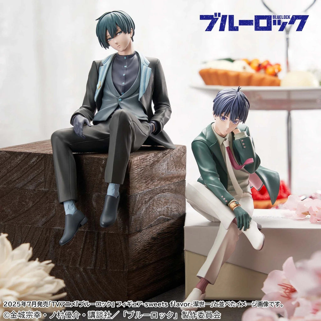 Banpresto Blue Lock Sweets Flavor Rin Itoshi Yoichi Isagi Figure Set of 2 JAPAN