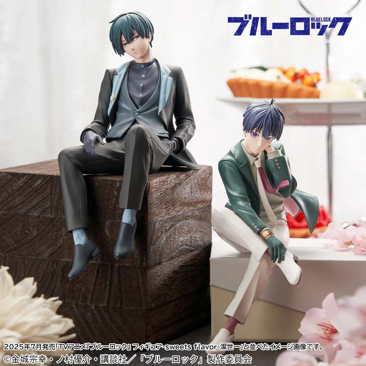 Banpresto Blue Lock Sweets Flavor Rin Itoshi Yoichi Isagi Figure Set of 2 JAPAN