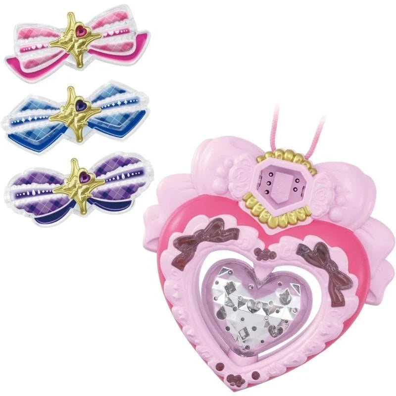 BANDAI You and Idol PreCure Transformation Heart Brooch Special Set JAPAN