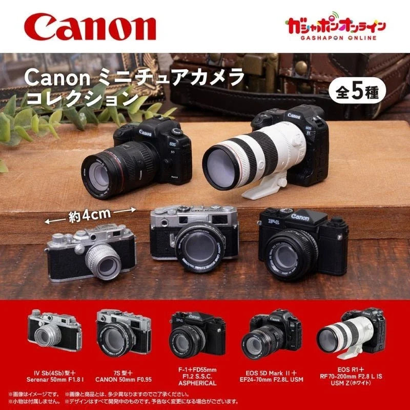 BANDAI Canon Miniature Camera Collection Complete Set Figure Capsule Toy JAPAN