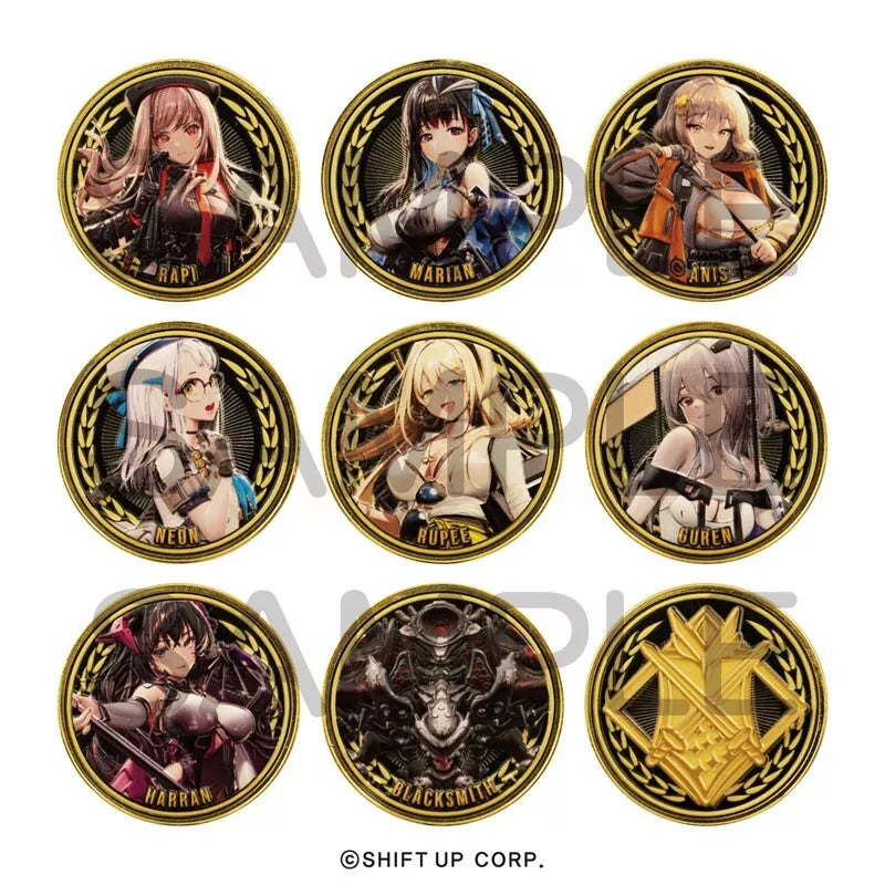 Goddess of Victory Nikke Medal Collection Vol.1 Complete Set JAPAN OFFICIAL