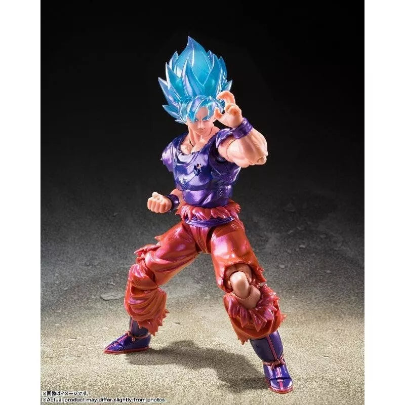 S.H.Figuarts Super Saiyan God Super Saiyan Son Goku Kaioken Action Figure JAPAN