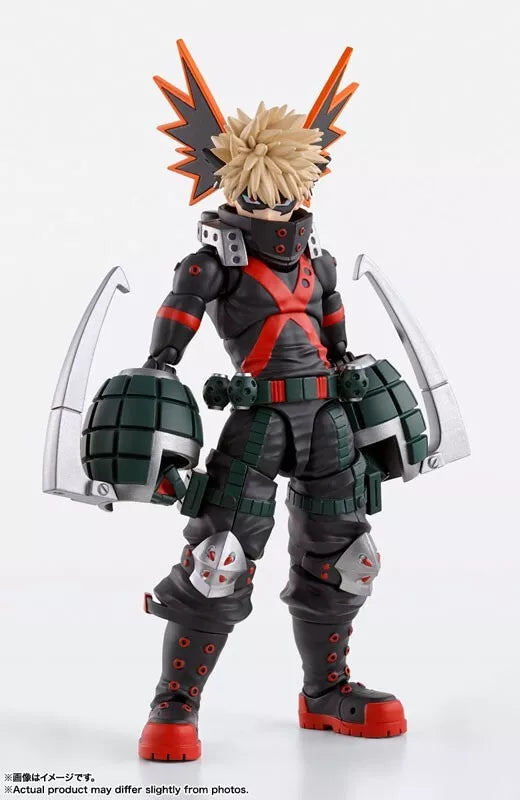 BANDAI S.H.Figuarts My Hero Academia Katsuki Bakugo Action Figure JAPAN OFFICIAL