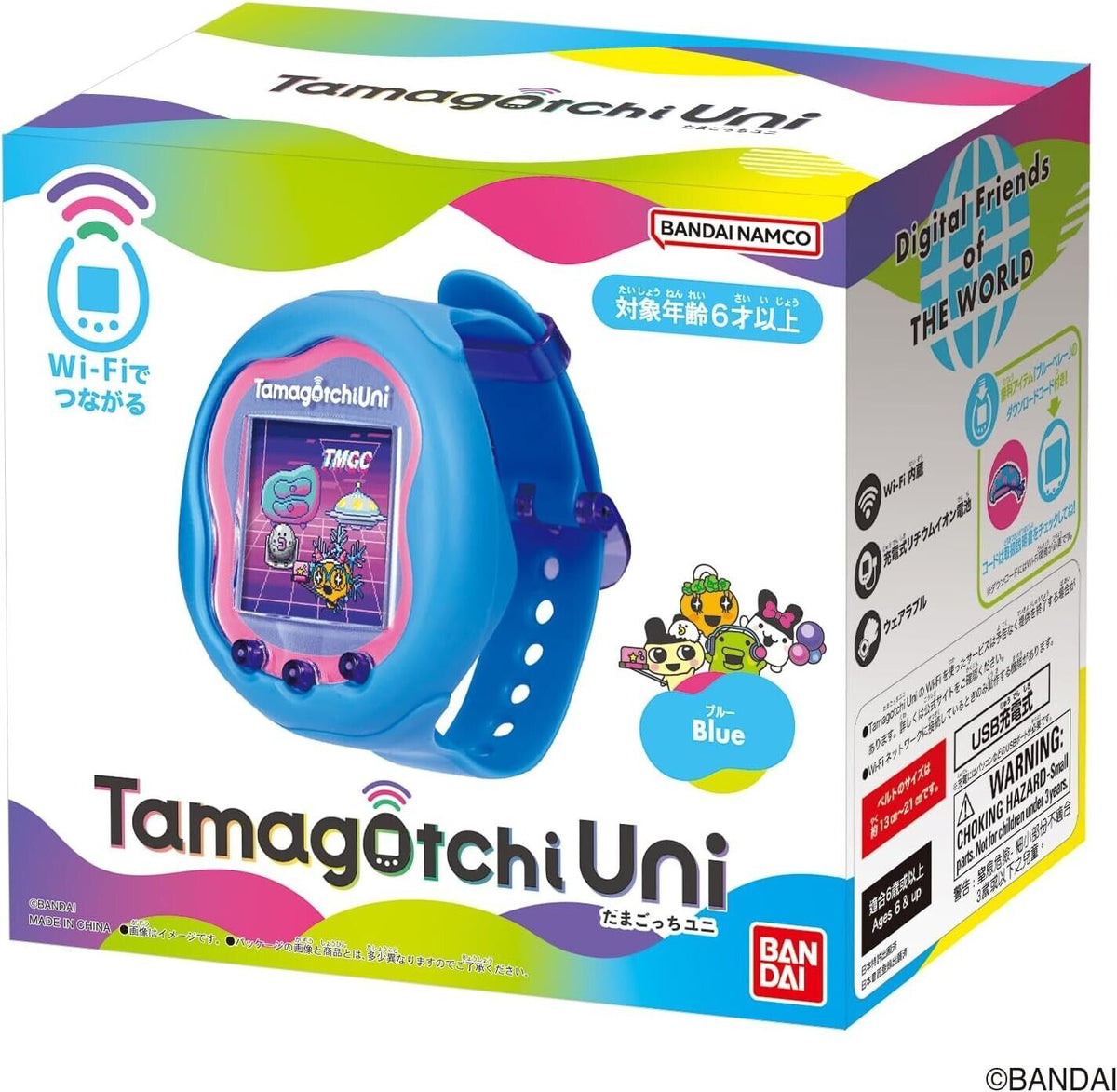 BANDAI Tamagotchi Uni Blue JAPAN OFFICIAL