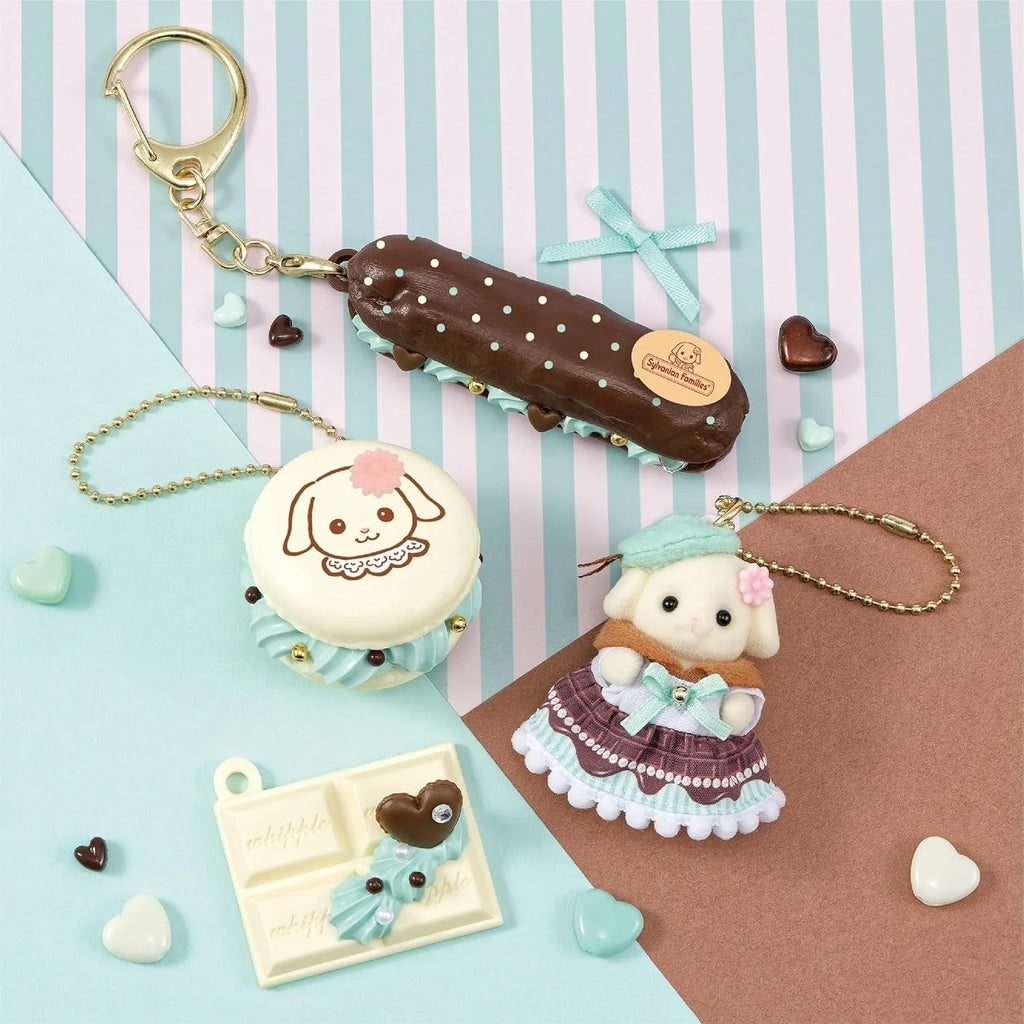 Epoch Whipple Sylvanian Family Keychain Kit Choco Mint JAPAN OFFICIAL