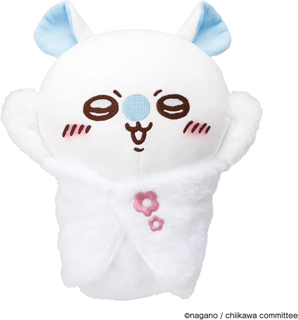 BANDAI Chiikawa Momonga I'll be as cute as I can! Talking Plush Doll JAPAN