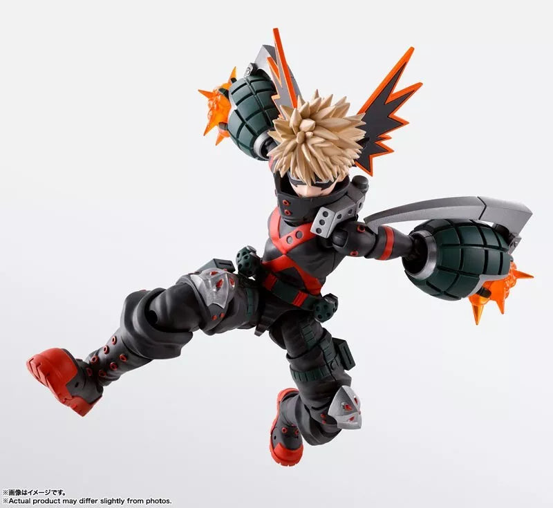BANDAI S.H.Figuarts My Hero Academia Katsuki Bakugo Action Figure JAPAN OFFICIAL