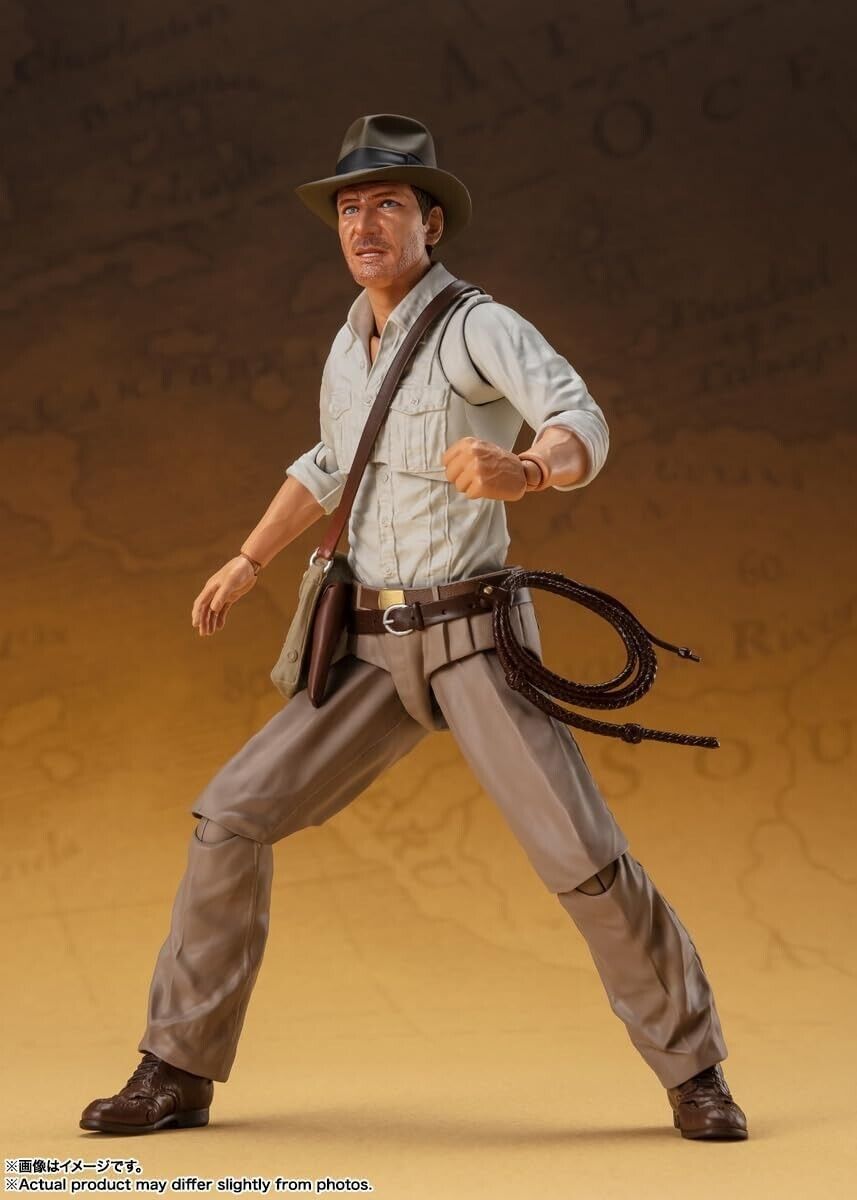 BANDAI S.H.Figuarts Indiana Jones Raiders of the Lost Arc Action Figure JAPAN